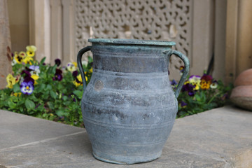 Ancient copper jug 
