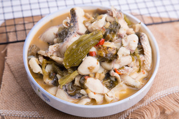 Authentic sauerkraut fish