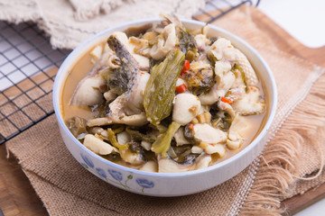 Authentic sauerkraut fish