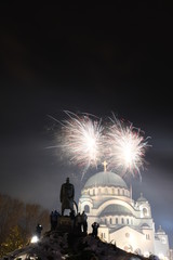 Ortodox New Year fireworks