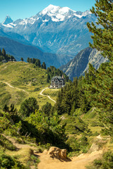 Old villa in the alps