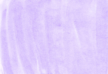 Lilac pastel watercolor frame with torn strokes and stripes. Abstract background for design, layouts and patterns.