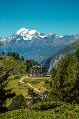 Old villa in the alps