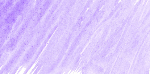 Lilac pastel watercolor frame with torn strokes and stripes. Abstract background for design, layouts and patterns.