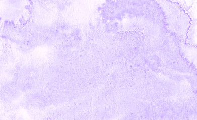 Lilac pastel watercolor frame with torn strokes and stripes. Abstract background for design, layouts and patterns.