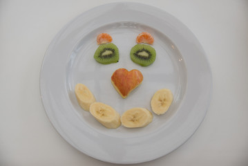 A fruit face full of goodness