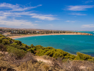 Obraz premium Beautiful beach and cove at Horeshoe Bay, Port Elliott, South Australia