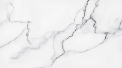 White marble texture with natural pattern for background.