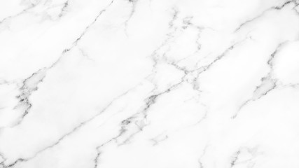 White marble texture with natural pattern for background.