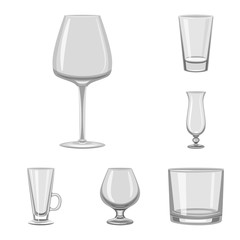 set of wine glasses