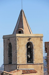 clocher à Grimaud