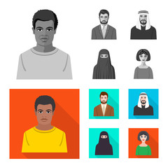Fototapeta premium set of male and female icons