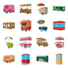 set of transport icons