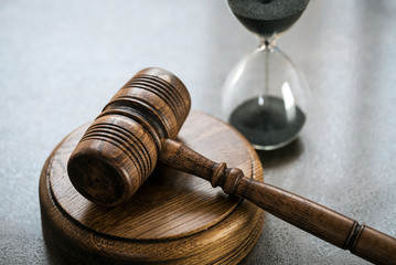Law and Justice Concept Image, Grey stone background