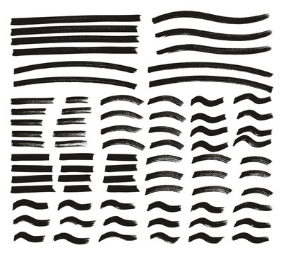 Tagging Marker Medium Lines Curved Lines Wavy Lines High Detail Abstract Vector Background Set 160