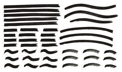 Tagging Marker Medium Lines Curved Lines Wavy Lines High Detail Abstract Vector Background Set 142