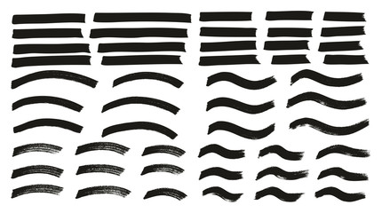 Tagging Marker Medium Lines Curved Lines Wavy Lines High Detail Abstract Vector Background Set 127