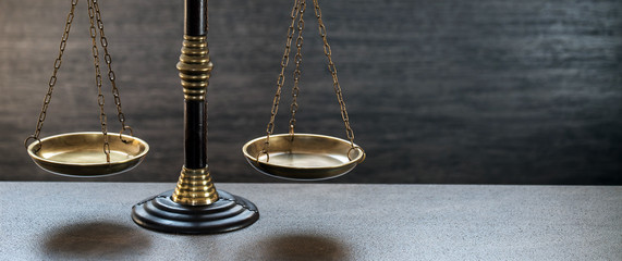 Law and Justice Concept Image, Grey stone background