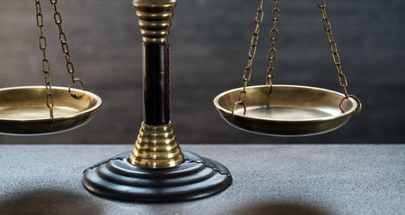 Law and Justice Concept Image, Grey stone background