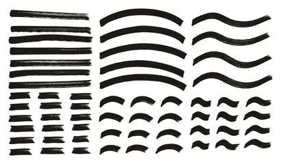 Tagging Marker Medium Lines Curved Lines Wavy Lines High Detail Abstract Vector Background Set 88