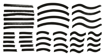 Tagging Marker Medium Lines Curved Lines Wavy Lines High Detail Abstract Vector Background Set 57