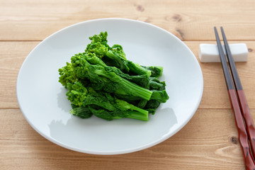 菜の花のおひたし