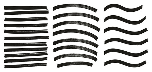 Tagging Marker Medium Lines Curved Lines Wavy Lines High Detail Abstract Vector Background Set 05