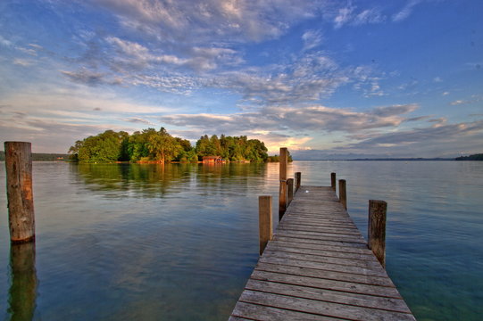 Roseninsel im Starnberger See