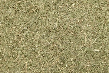 A country farming themed wallpaper background of dried straw grass hay with copy space for your...
