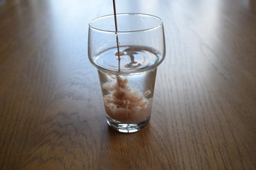 Pouring a drink