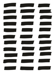 Obraz premium Tagging Marker Medium Lines High Detail Abstract Vector Background Set 18