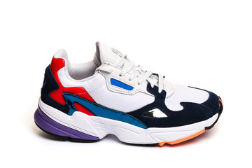 new sneakers isolated on white background