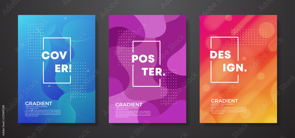 Poster dynamic textured background design in 3d style with orange color. background for mobile screen, adve
