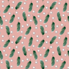 feather pearl pattern