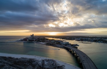 Orange Beach, Alabama at sunset 