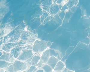 Beautiful Abstract water background, Swimming pool rippled.