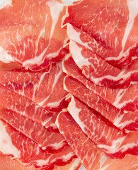 coppa di parma isolated on white