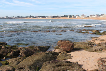 Fototapeta na wymiar Atlantic littoral in Brittany (France)