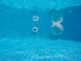 Fotografía submarina en piscina