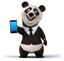 Fun Panda - 3D Illustration © Julien Tromeur