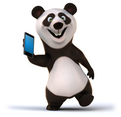 Fun Panda - 3D Illustration © Julien Tromeur