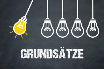 Fototapeta premium Grundsätze