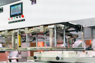 Many paper in modern and high technology of automatic publication or printing machine