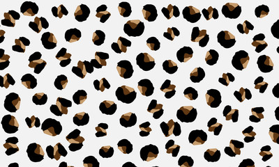 Leopard print. Animal skin pattern.