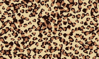 Leopard print design. Animal skin pattern.