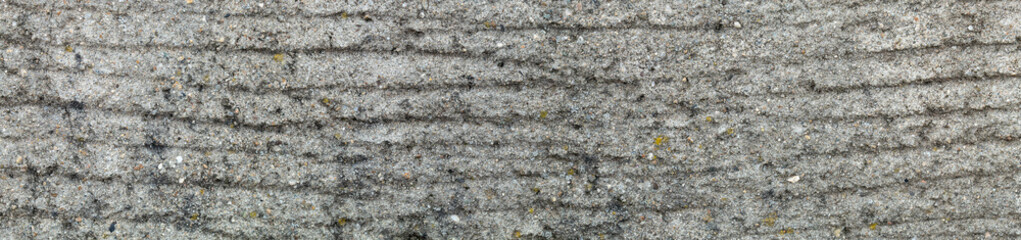 Concrete Wall With Hand Made Stripes