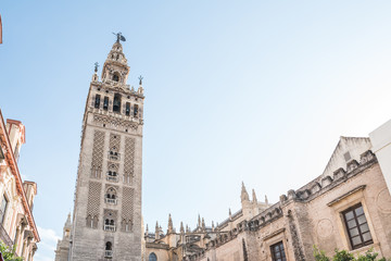Fototapeta na wymiar Typical architecture of Sevilla, Spain