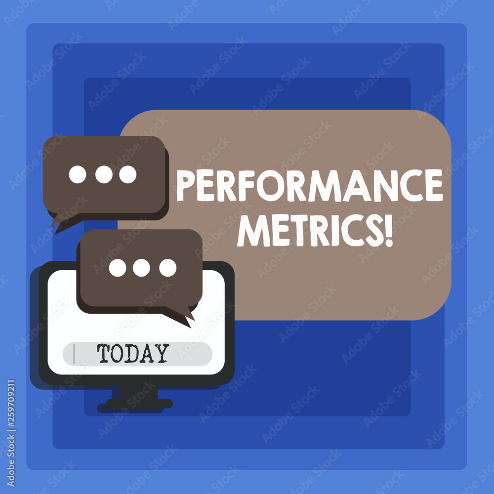 Poster handwriting text writing perforanalysisce metrics. conceptual photo used measuring and tracking perf