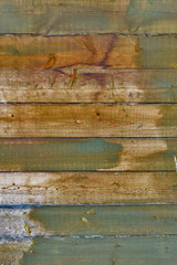 weathered fir planks on old fence, texture with vignette