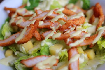 Ensalada caesar pollo